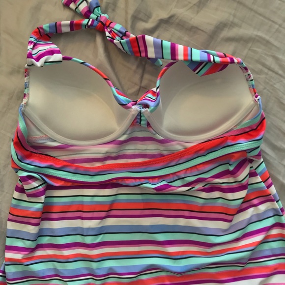 Multicolor striped tankini - Picture 2 of 3
